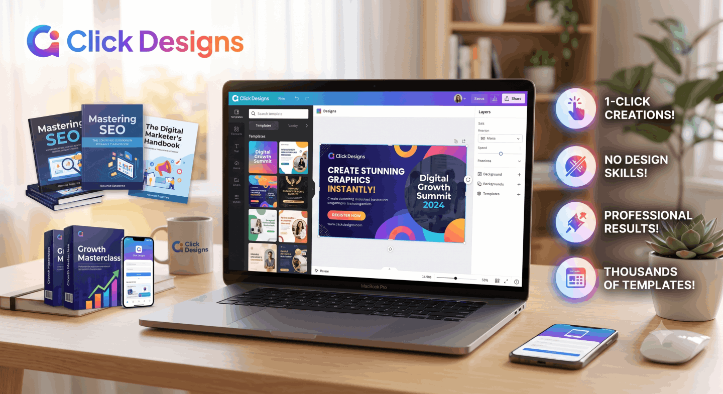 Click Designs: Create Stunning Graphics in Minutes